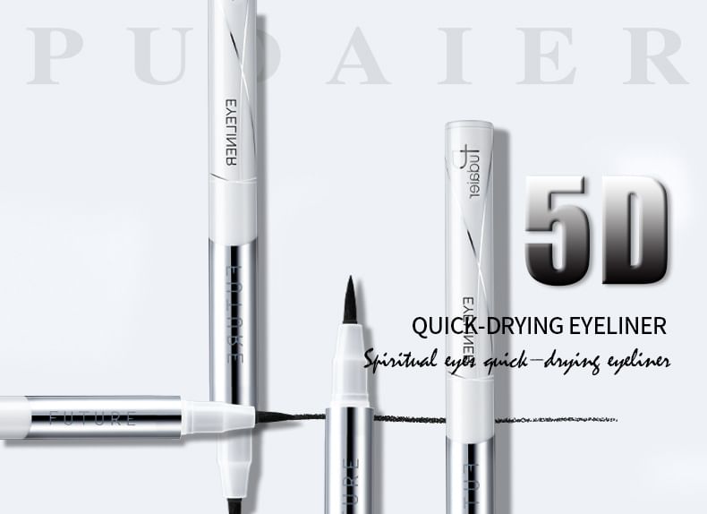 Pudaier - 5D Long Lasting Quick-Drying Eyeliner, Black - 2.5ml, 15 g, 6931904230146