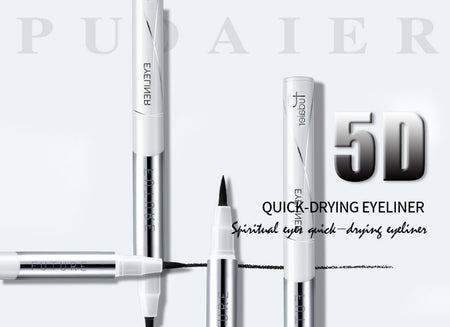 Pudaier - 5D Long Lasting Quick-Drying Eyeliner, Black - 2.5ml, 15 g, 6931904230146