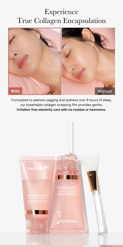 medicube - Collagen Night Wrapping Mask, 75ml, 90 g, 8800256113217