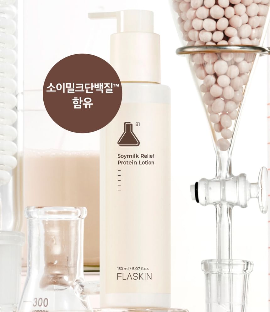FLASKIN - Soymilk Relief Protein Lotion, 150ml, 215 g, 8809652582344