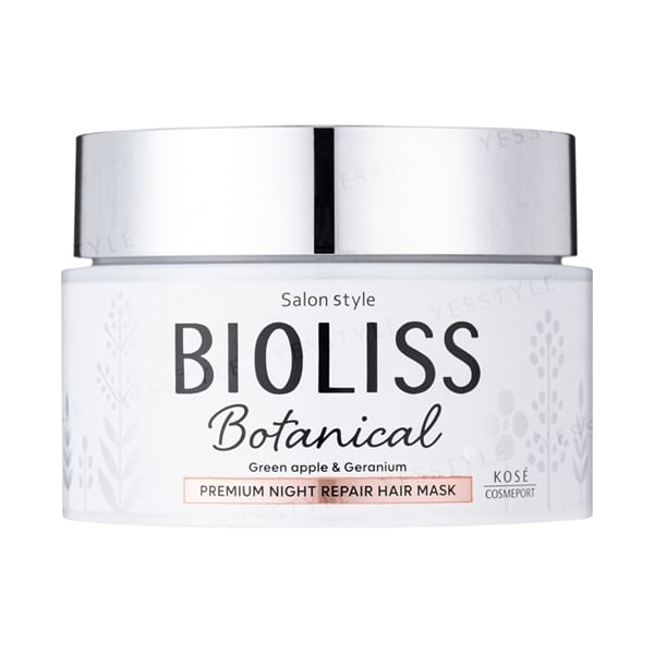 Kose - Bioliss Botanical Premium Night Repair Hair Mask, 200g, 283 g, 4971710543926