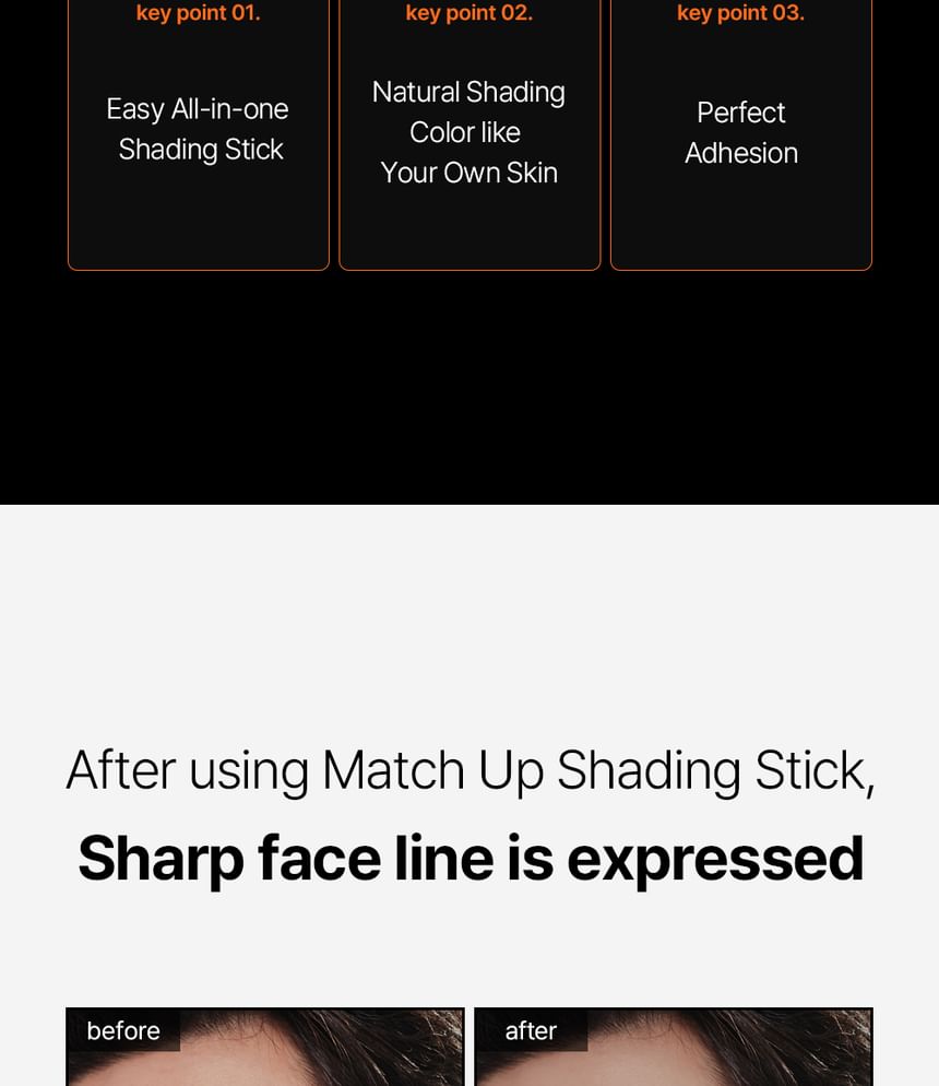 GRAFEN - Match Up Shading Stick, #01 Neutral Brown, 50 g, 8809642618220