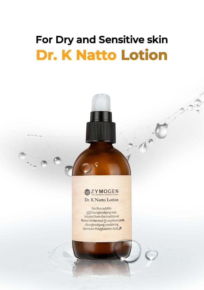 ZYMOGEN - Dr. K Natto Lotion, 105ml, 249 g, 8809367890284
