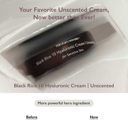 haruharu wonder - Black Rice 10 Hyaluronic Cream Unscented, 2023 Version - 50ml, 112 g, 8809532221721