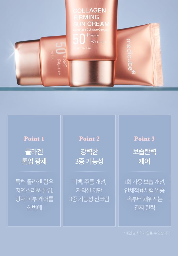 medicube - Collagen Firming Sun Cream, 50ml, 90 g, 8800240576608