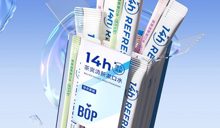 BOP - Theaflavin Refreshing Mouthwash, Mixed Tea Flavor (11ml x 20pcs), 250 g, 6972682692955