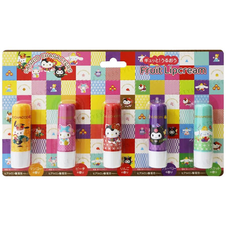 Pieras - Sanrio Fruit Lip Cream Set, 5 pcs, 120 g, 4966680248919