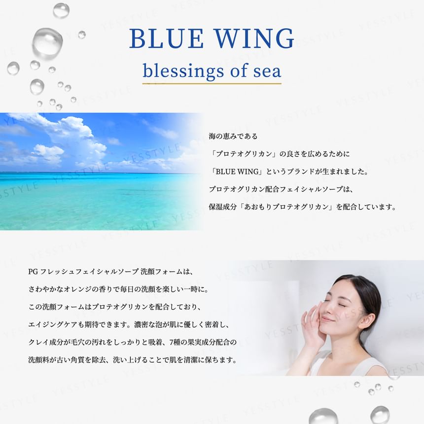 Blue Wing - PG Fresh Facial Soap, 120g, 160 g, 4595317948016