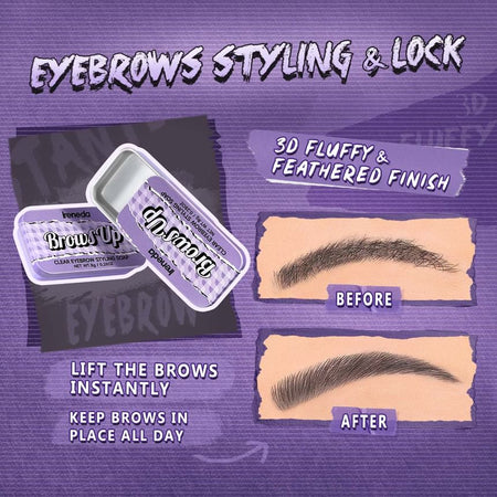 IRENEDA - Brows Up Clear Eyebrow Styling Soap, ES01# - 8g, 23 g, 6941845813926