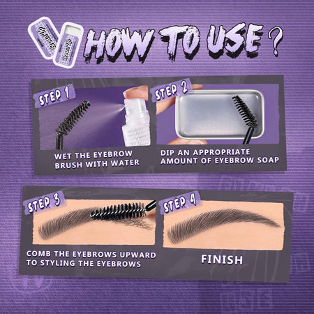 IRENEDA - Brows Up Clear Eyebrow Styling Soap, ES01# - 8g, 23 g, 6941845813926