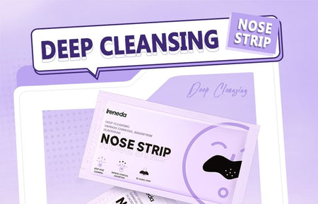IRENEDA - Deep Cleansing Bamboo Charcoal Absorption Blackhead Nose Strip (10pcs), BK01# (10pcs), 30 g, 