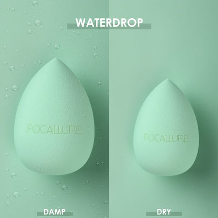 FOCALLURE - Match Max Make Up Sponge - Waterdrop Shape, #04 Mint Green - 1pc, 11 g, 6941845824502
