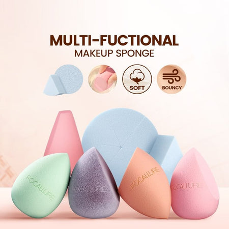 FOCALLURE - Match Max Make Up Sponge - Waterdrop Shape, #04 Mint Green - 1pc, 11 g, 6941845824502