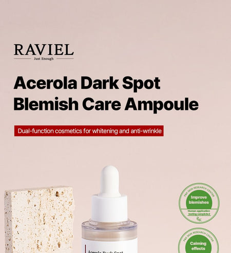 RAVIEL - Acerola Dark Spot & Blemish Care Ampoule, 30ml, 70 g, 8809831100826