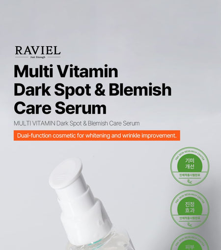 RAVIEL - Multi Vitamin Dark Spot & Blemish Care Serum, 50ml, 85 g, 8809831100000