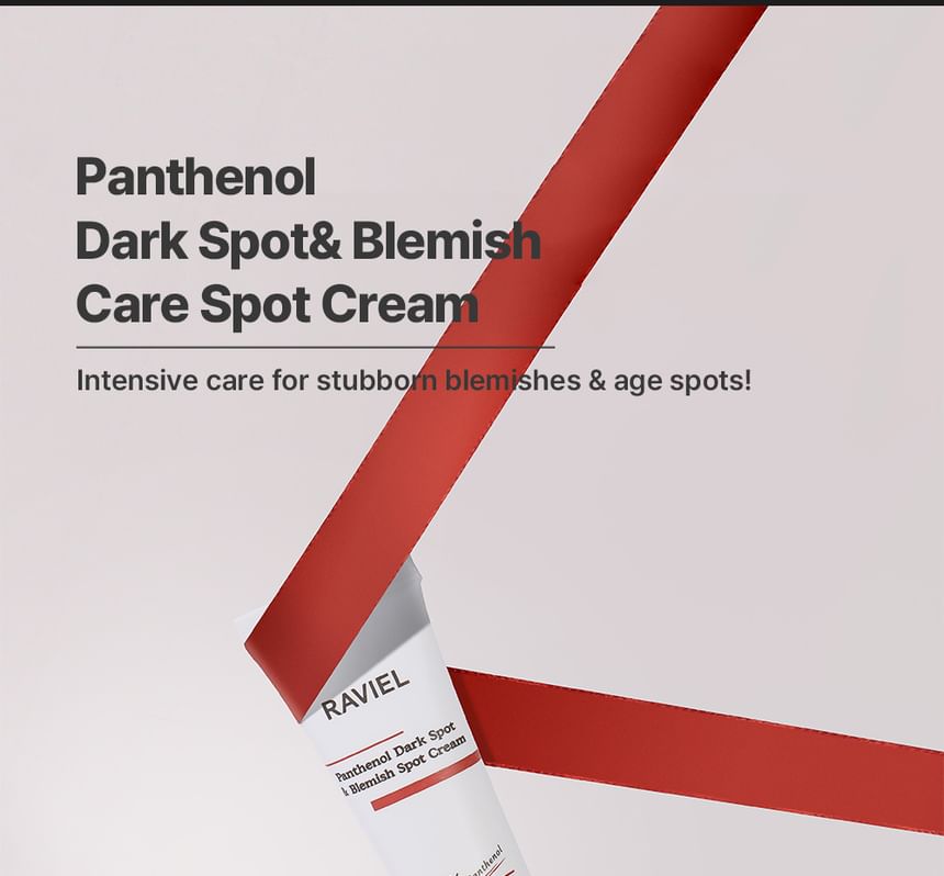 RAVIEL - Panthenol Dark Spot & Blemish Spot Cream, 15ml, 50 g, 8809831100659