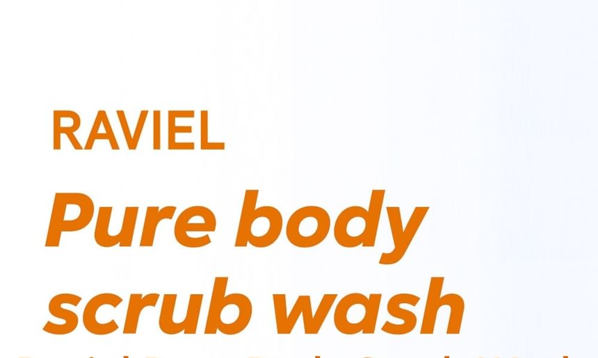 RAVIEL - Pure Body Scrub Wash (Grapefruit Citrus), 200ml, 260 g, 8809831100710