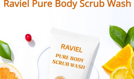 RAVIEL - Pure Body Scrub Wash (Grapefruit Citrus), 200ml, 260 g, 8809831100710
