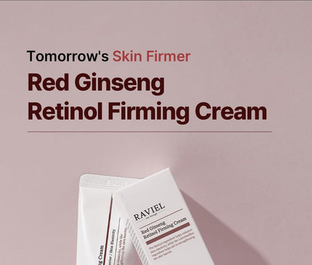 RAVIEL - Red Ginseng Retinol Firming Cream, 50ml, 70 g, 8809831100819