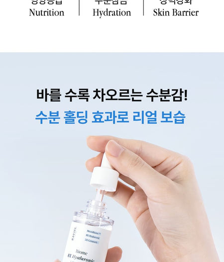 RAVIEL - Biome 8X Hyaluronic Ampoule, 30ml, 70 g, 8809831101212