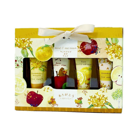 HONYARADOH - Osmanthus Hand & Nail Cream Set, 10g x 4, 85 g, 4991936884962