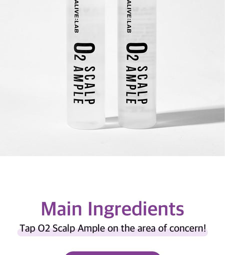 ALIVE:LAB - O2 Scalp Ample, 25ml x 2pcs, 76 g, 8809083974541