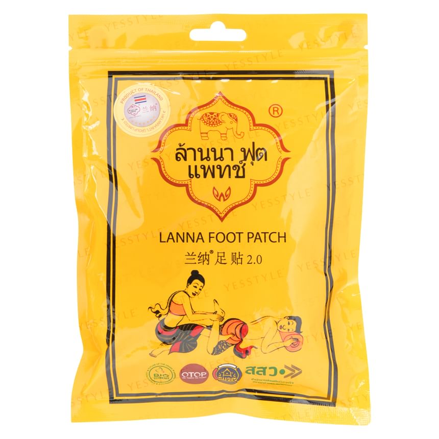 Lanna - Foot Patch, 10 pcs, 85 g, 8859466812212