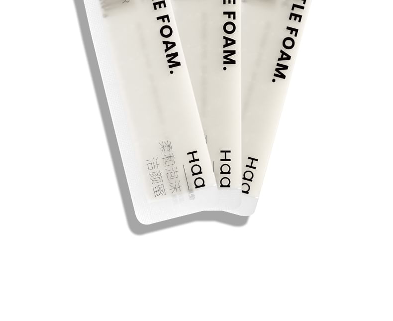 Haa - Gentle Foam Facial Cleanser (Travel Size), 2ml x 20pcs, 65 g, 6972750235985