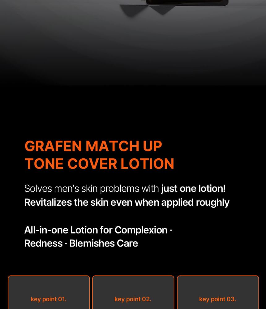 GRAFEN - Match Up Tone Cover Lotion, 50ml, 130 g, 8809642618305