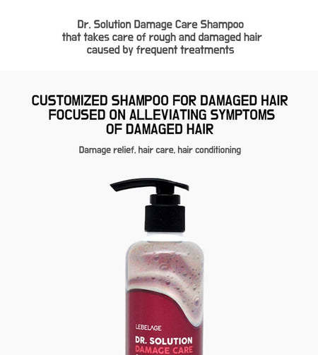 LEBELAGE - Dr. Solution Damage Care Shampoo, 300ml, 350 g, 8809738624869