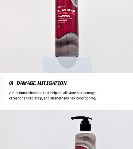 LEBELAGE - Dr. Solution Damage Care Shampoo, 300ml, 350 g, 8809738624869