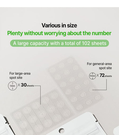FATION - Nosca9 Spot Patch, 102 patches, 13 g, 8806011816621