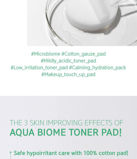 FATION - Aqua Biome Toner Pad, 170ml x 80 pads, 312 g, 8806011815570
