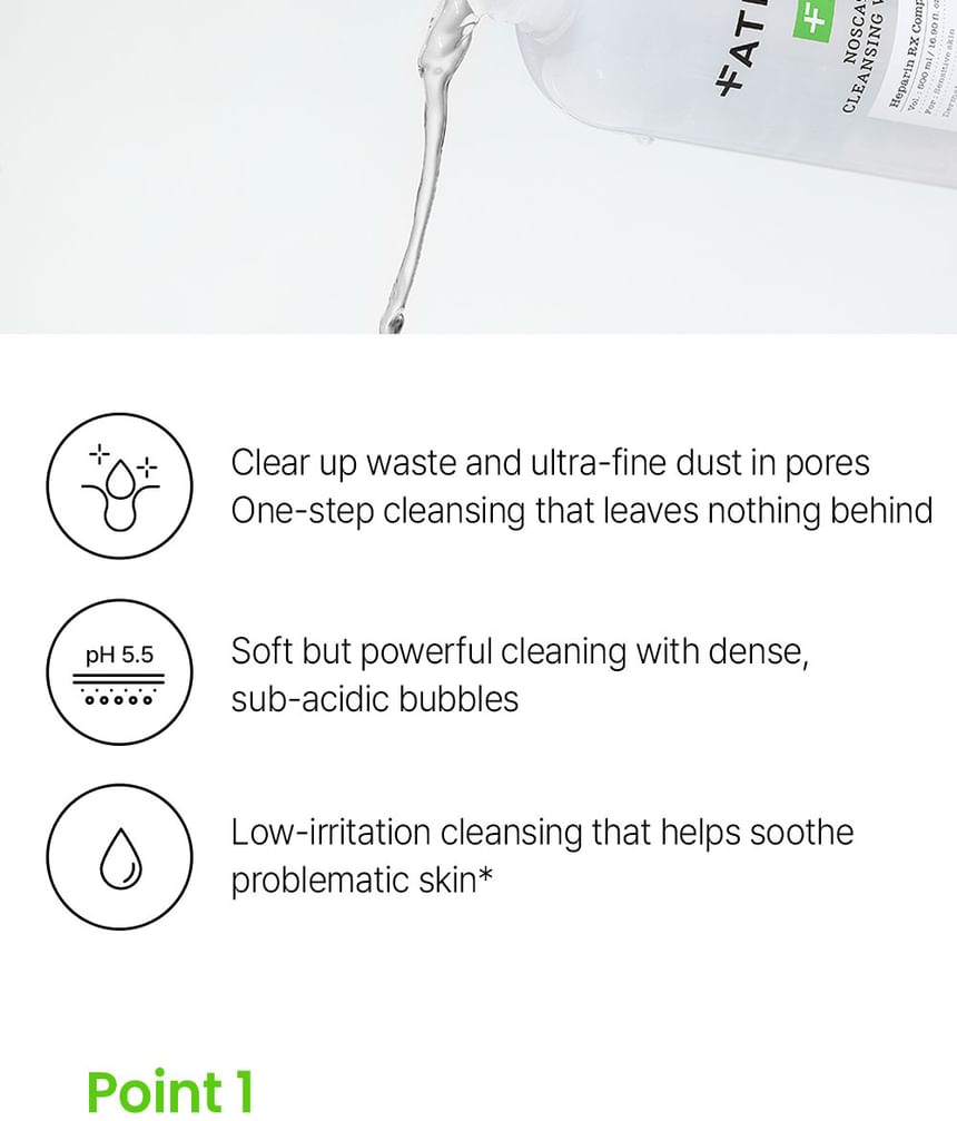 FATION - Nosca9 Cleansing Water, 500ml, 553 g, 8806011816577