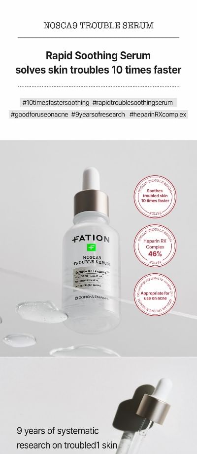 FATION - Nosca9 Trouble Serum, 30ml, 125 g, 8806011816553