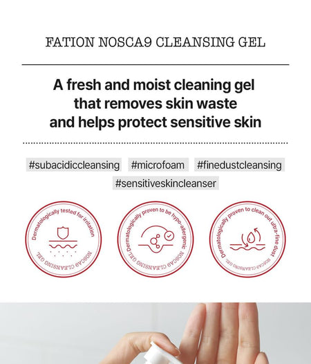 FATION - Nosca9 Cleansing Gel, 200ml, 270 g, 8806011816591