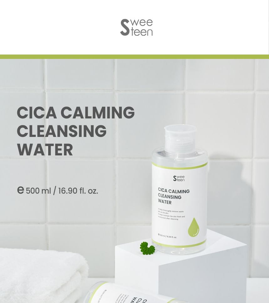 Sweeteen - Cica Calming Cleansing Water, 500ml, 580 g, 8809706230245