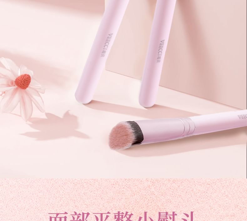 VEECCI - Triangular Iron Highlighting Brush, Highlighting Brush - 1pc, 14 g, 6931354006483