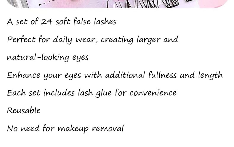 Gege Bear - Mouse Edition False Eyelashes, #Mouse, 30 g, 6942344607955