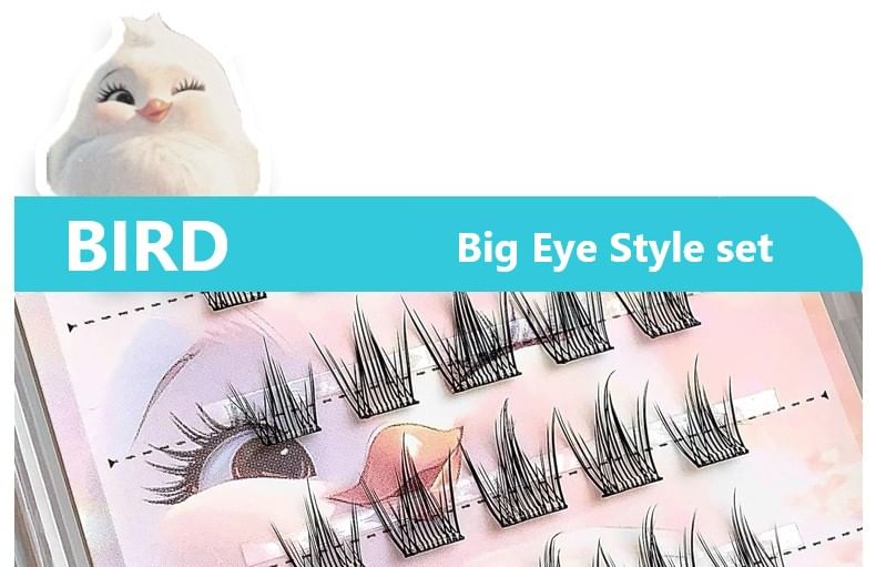 Gege Bear - Bird Edition False Eyelashes, #Bird, 30 g, 6942344607948