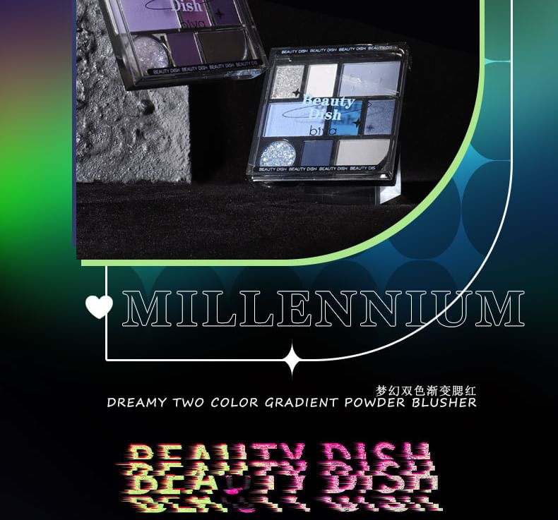biya - Playful 9-Colors Eyeshadow Palette, 103# Bramble Green - 10.5g, 70 g, 6970889081077