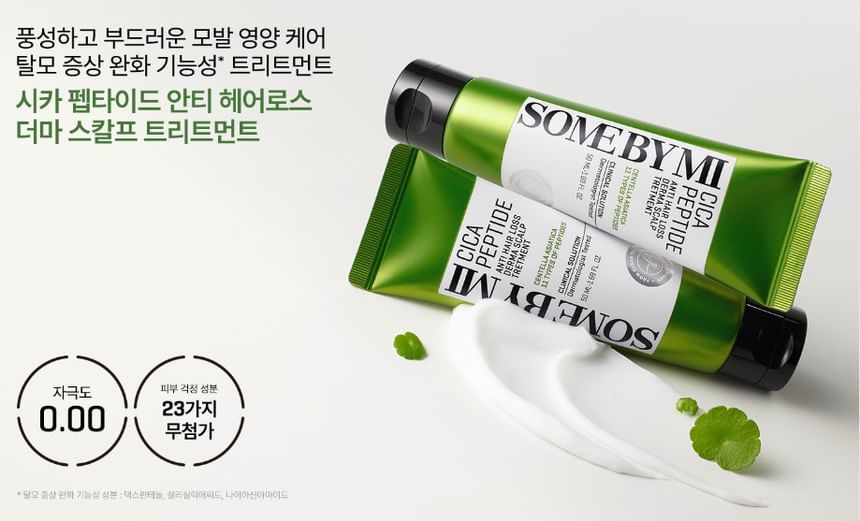 SOME BY MI - Cica Peptide Anti Hair Loss Derma Scalp Treatment, 2024 Version - 50ml, 71 g, 8809647390985