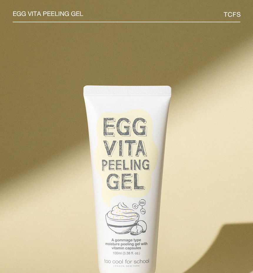 too cool for school - Egg Vita Peeling Gel, 100g, 138 g, 8809815641987