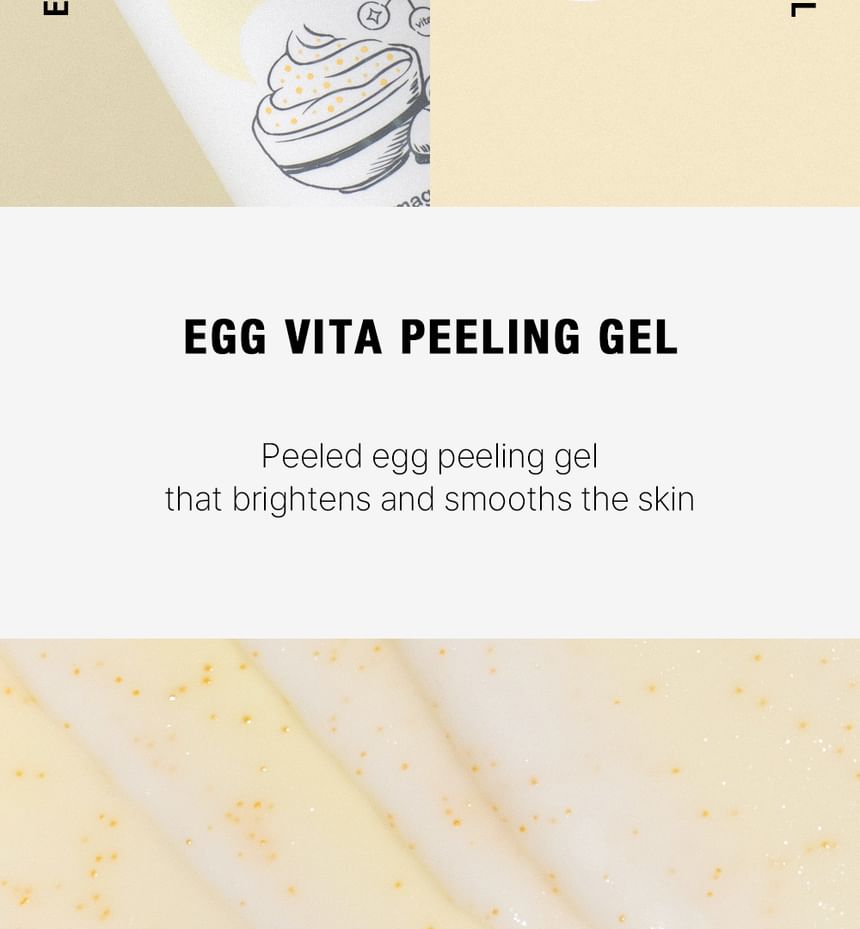too cool for school - Egg Vita Peeling Gel, 100g, 138 g, 8809815641987