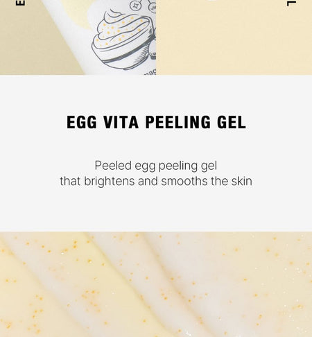 too cool for school - Egg Vita Peeling Gel, 100g, 138 g, 8809815641987