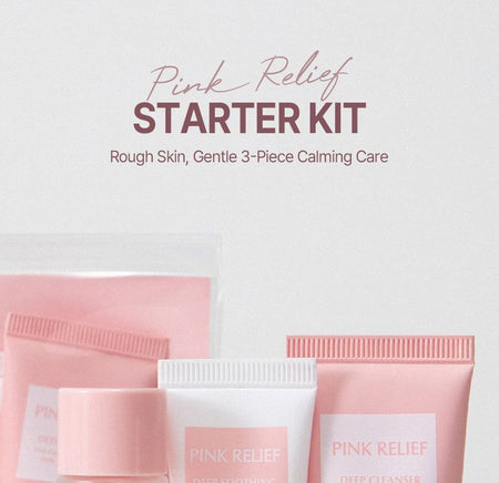 too cool for school - Pink Relief Starter Kit, 3 pcs, 200 g, 8809815644520