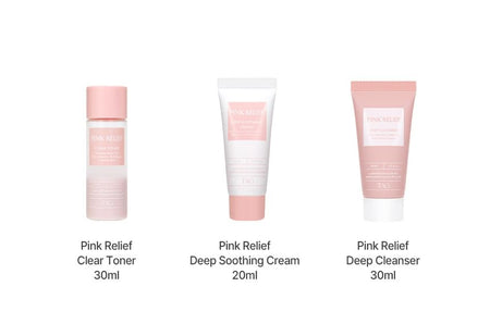 too cool for school - Pink Relief Starter Kit, 3 pcs, 200 g, 8809815644520