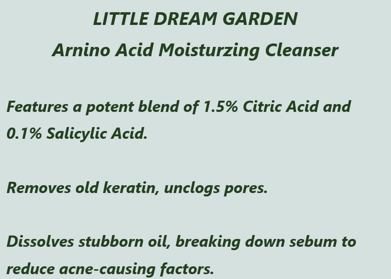 LITTLE DREAM GARDEN - Amino Acid Moisturzing Cleanser, #Cleanser - 60g, 100 g, 6923427912753