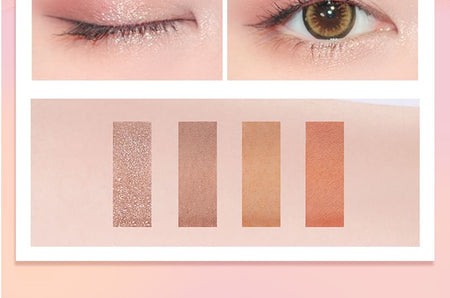 ZEESEA - Cure Puppy 4-Color Eyeshadow - P01, #P01 - 4.8g, 50 g, 6975852824408