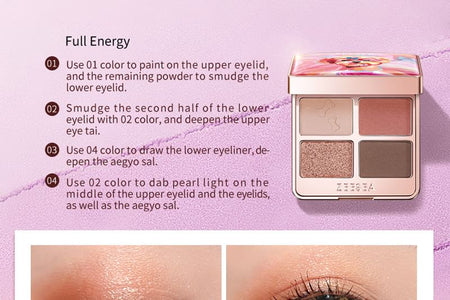 ZEESEA - Cure Puppy 4-Color Eyeshadow - P04, #P04 - 4.5g, 50 g, 6975852824644